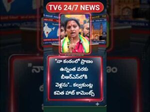 కవిత హాట్ కామెంట్స్ – “నా కంఠంలో ప్రాణం ఉన్నంత వరకు బీఆర్ఎస్‌లోకి వెళ్లను”.